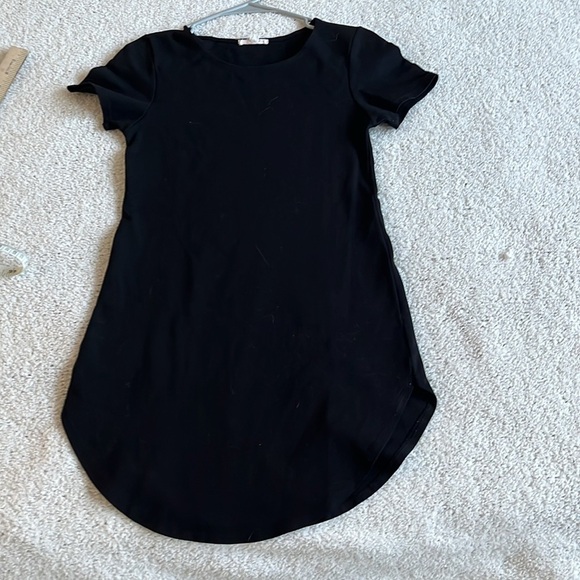 A’gaci AGACI bodycon black mini dress short sleeve Sz Small - Picture 8 of 8
